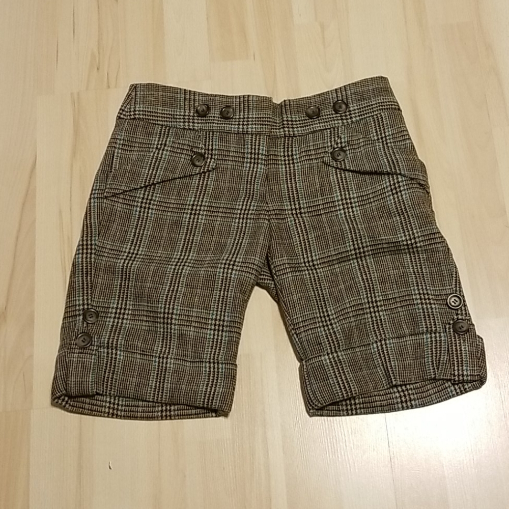 Anthropologie Taikonhu  multi color wool shorts